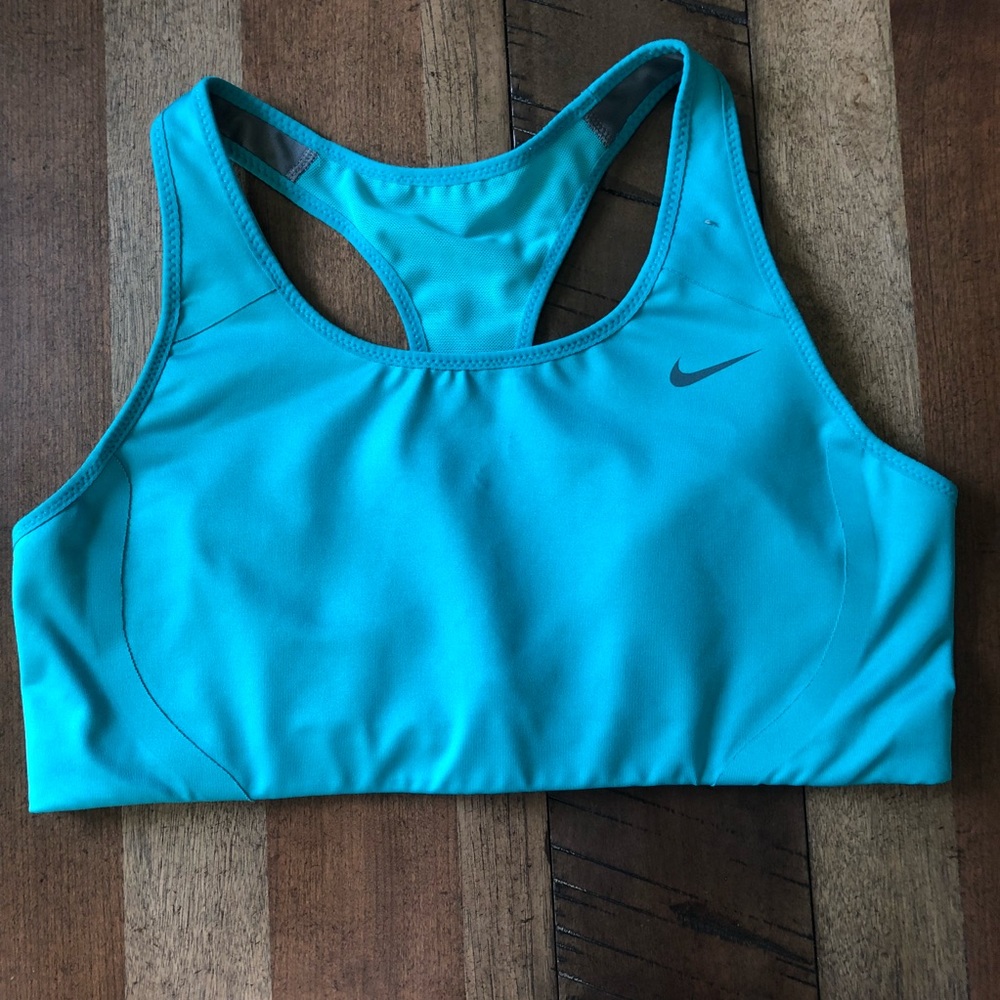 NWOT Nike Dri-fit Sports Bra, Turquoise, racerback